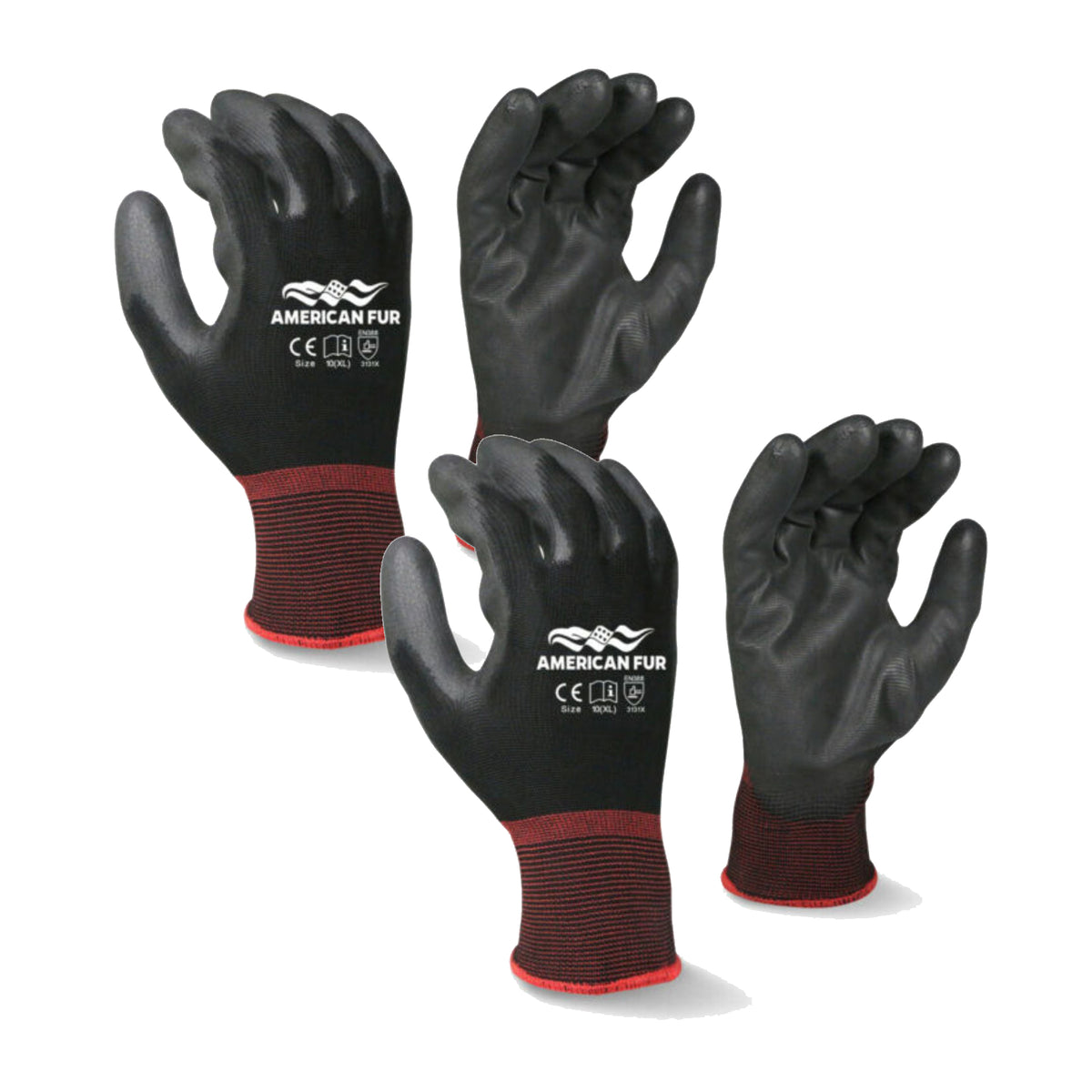 Foraker, PU-Coated, Polyurethane Construction Gloves