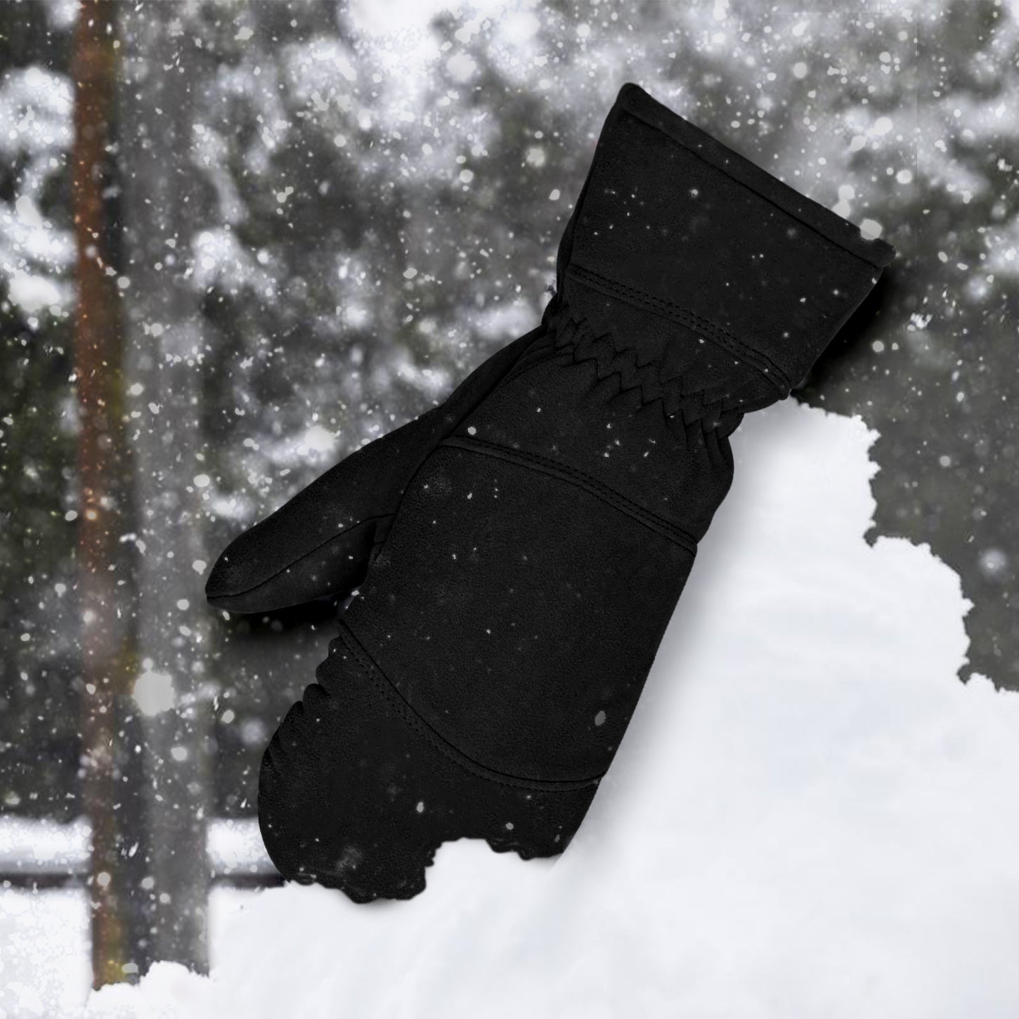 Butter Soft Deerskin Mittens With Sherpa Liner – Unisex Winter Gloves