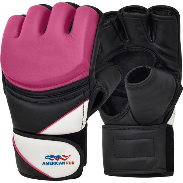 America Fur MMA Gloves for Martial Arts Grappling Training